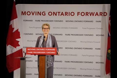 Ontario’s Premier Kathleen Wynne announced up to C$1bn of provincial funding for the Hamilton light rail project on May 26.
